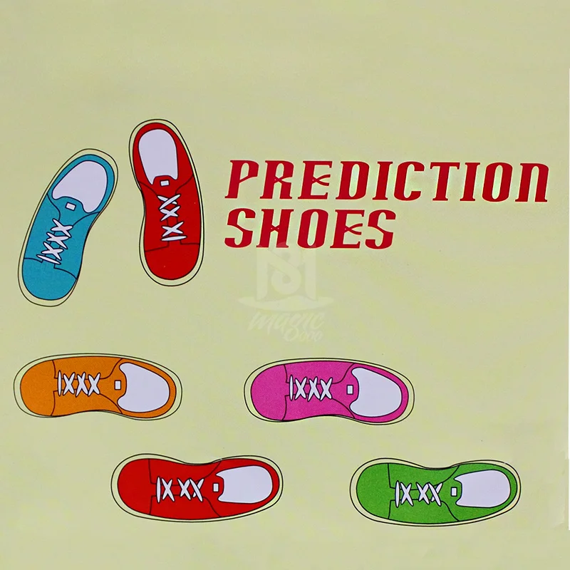 Magic Prediction Shoes Prophecy Shoes Magic Tricks Accessories Magie Props