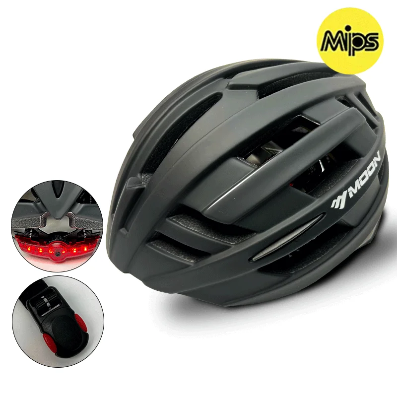 일체형 몰드 안전 보호 헬멧, LED 조명 세트, MTB 자전거, 남녀공용 도로 자전거, Casco MIPS 사이클링 헬멧, 2024 신제품