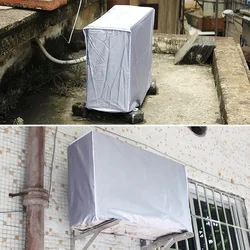 Air Conditioner Cover Anti-Dust Anti-Snow Waterproof Sunproof Conditioner Protectors For Outdoor