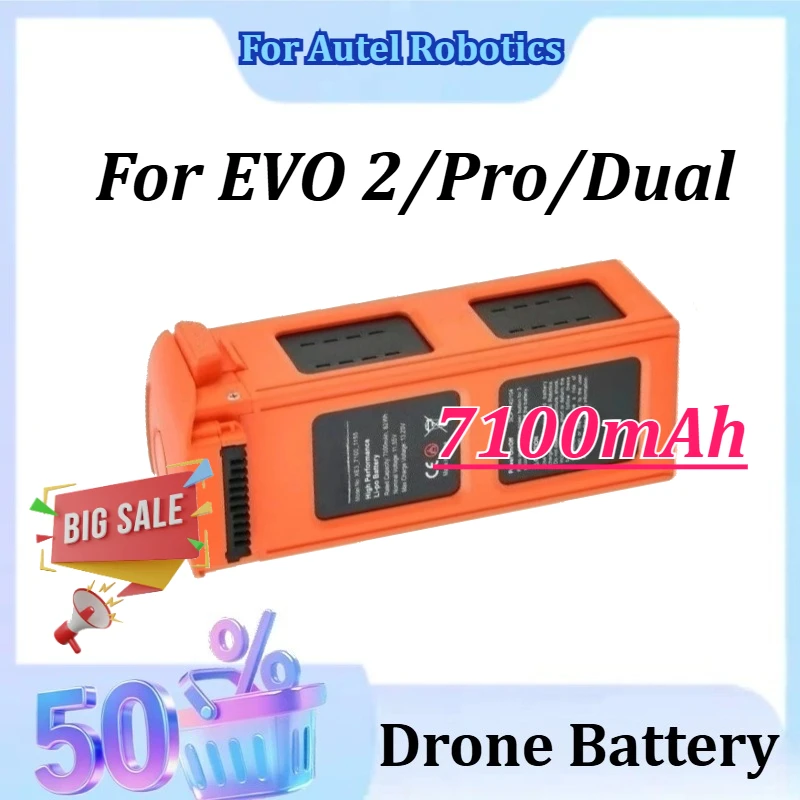 

7100mAh For Autel Robotics Lipo for EVOⅡ Battery for EVO 2/Pro/Dual HD Camera Drone RC Quadcopter Spare Replace Battery in Stock