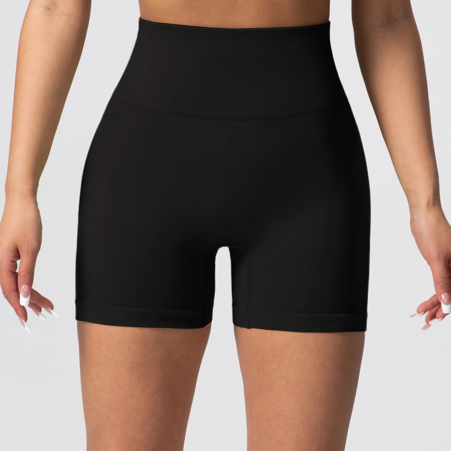 Women Yoga Shorts Legging High Waist Workout Shorts Fitness  Lift Butt Fitness Ladies Gym Running Short Pants Sportswear