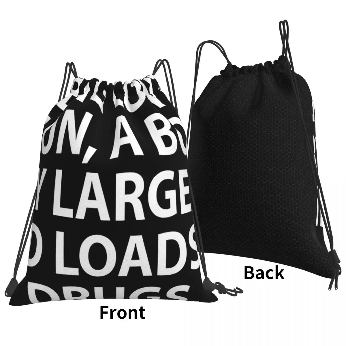 Funny Handbags Design. Backpacks Fashion Portable Drawstring Bags Shoes Bag Book Bags For Man Woman School