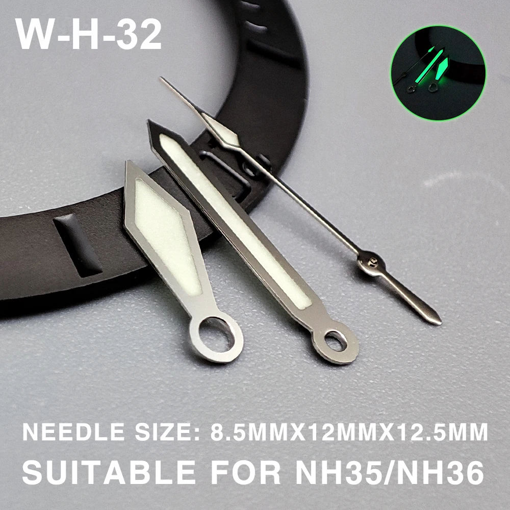 الفرعية ساعة اليد ساعة إبرة صالح NH35/NH36/4R/7S اليابان حركة الأخضر مضيئة ساعة تعديل الملحقات #2