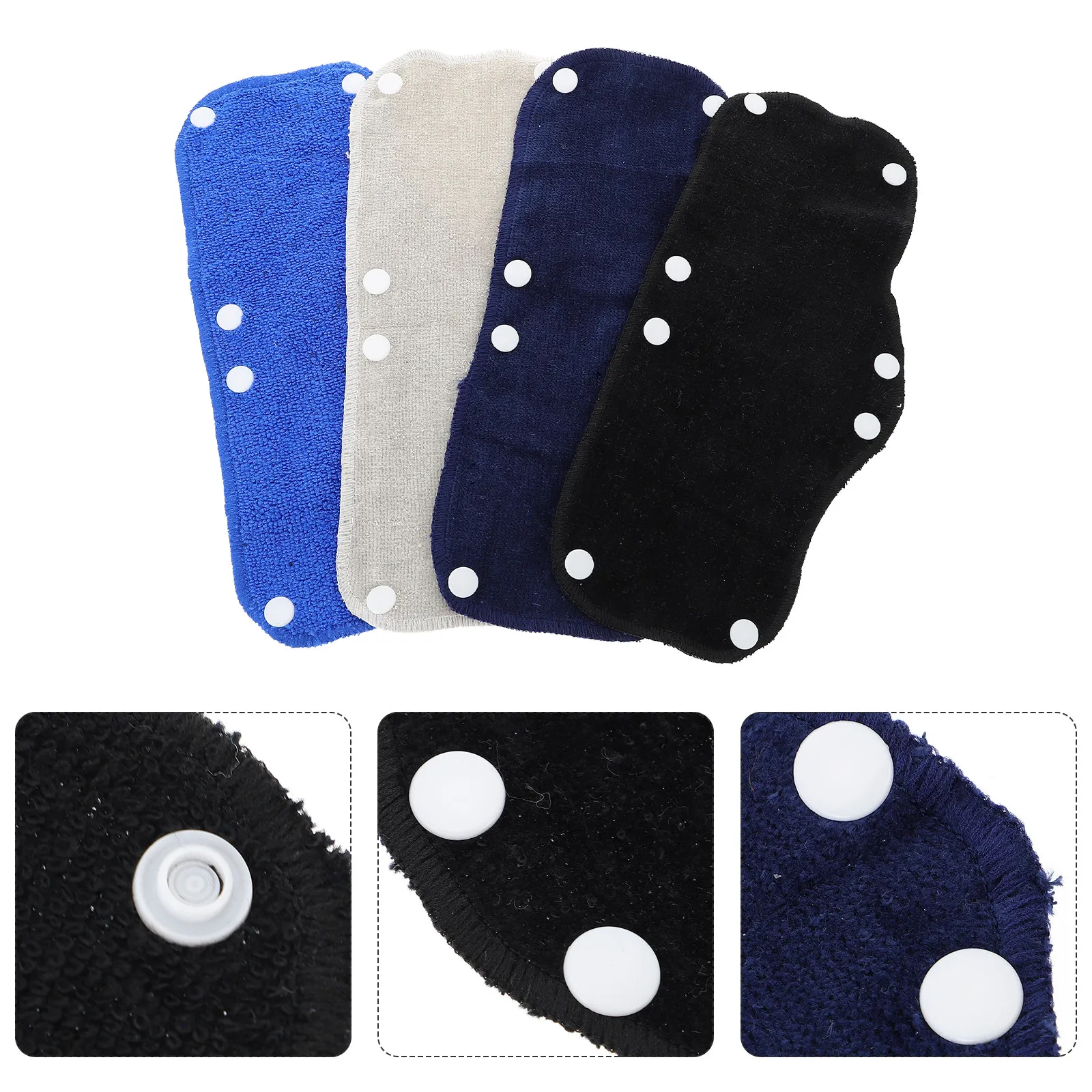 

4Pcs Hardhat Sweatband Sweat-Absorbing Breathable Bands Cooling Safety Accessories for Worker Summer Use