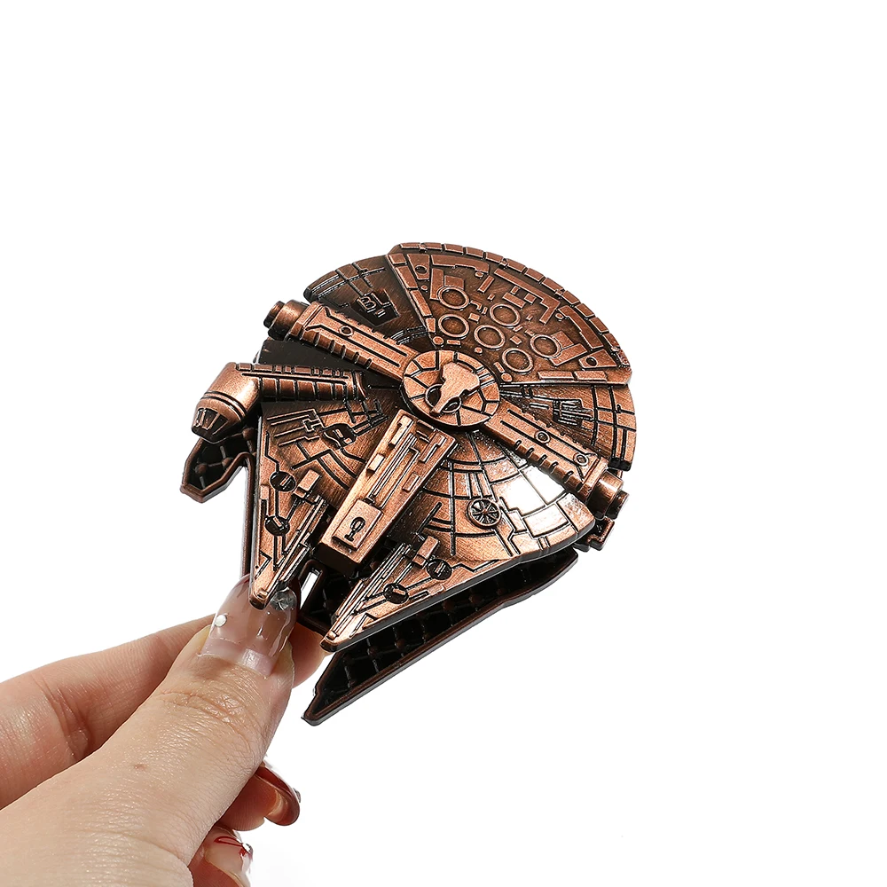 Alien Spacecraft Millennium Falcon Book Clip Vintage Movie Note Book Document Clips Office Supplies Stationery