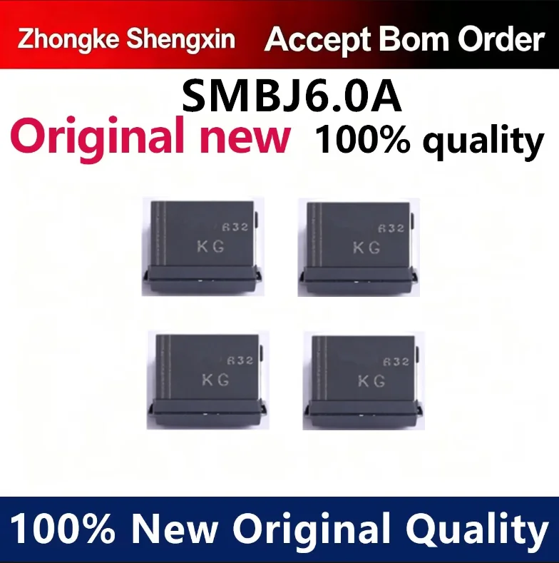 （5pcs-10pcs）Single/bidirectional SMBJ6.0A SMB silk screen: KG/KG TVS transient suppression diode