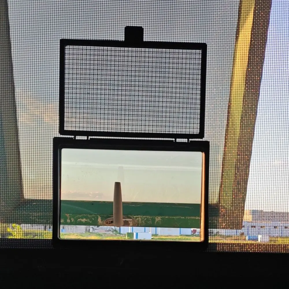 Practical External Opening DIY Window Screen Removable Anti-Fly Small Windows Invisible Anti-Mosquito Insect Screen Net Balcony