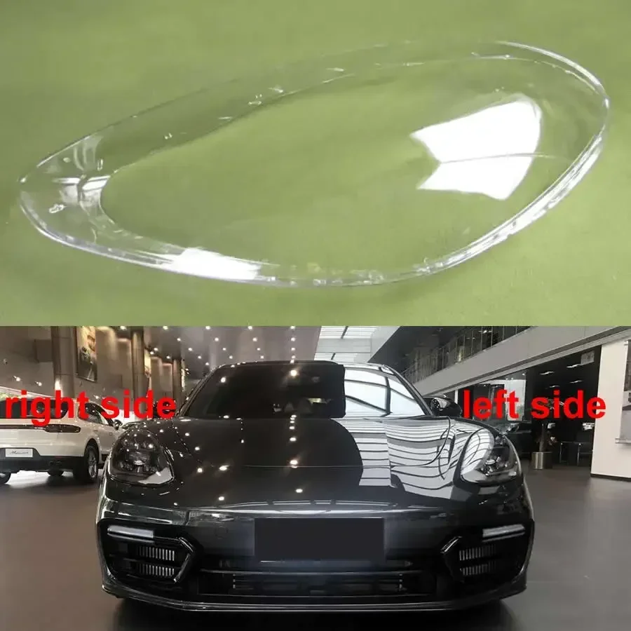 

For Porsche Panamera GTS 2017- 2021 Car Accessories Front Headlight Lamp Shade Headlamp Lampshade Cover Lens Plexiglass