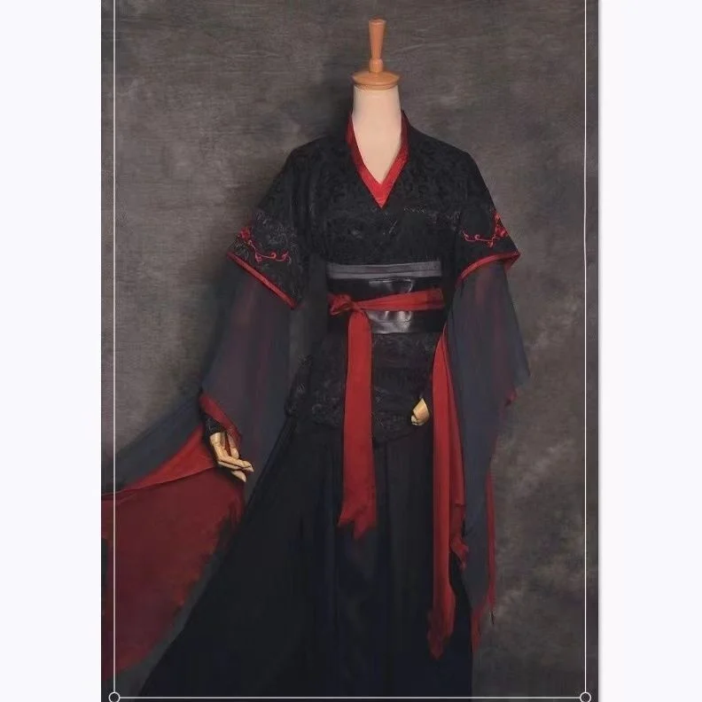 Heißes Cosplay Wei Wuxian Cosplay Mo Xuanyu Kostüm Anime Großmeister der dämonischen Kultivierung Cosplay Mo Dao zu Shi Kostüm Männer