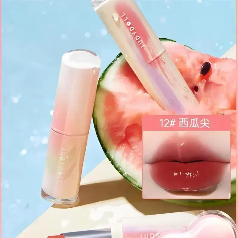 

Губная помада Judydoll, увлажняющая глазурь для губ, увлажняющий блеск для губ, легкий тонкий макияж для губ, женский макияж, красота, профессиональная косметика