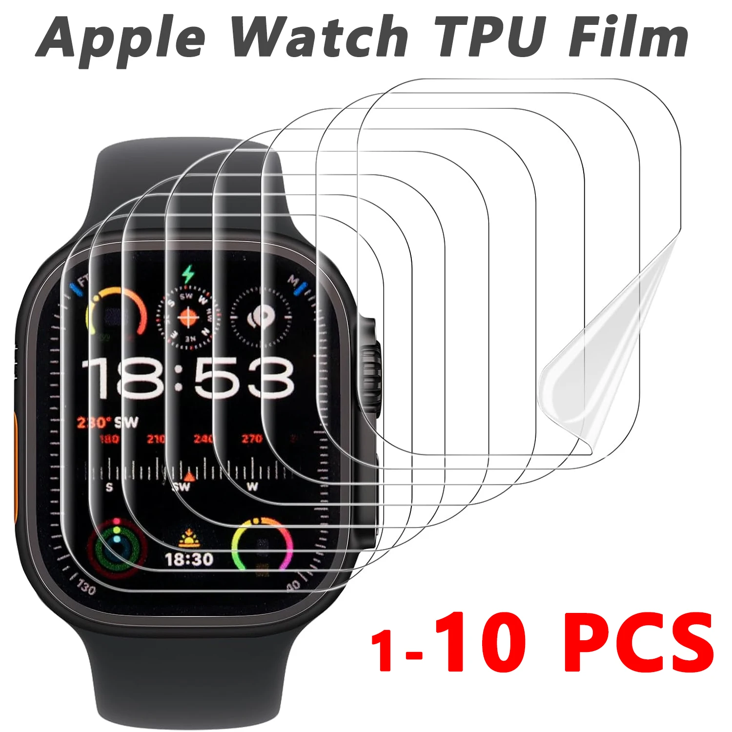 3-5PCS Hydrogel Film für Apple Uhr S10 11 46mm Ultra 3 49mm Smart Uhr schutz Film für Apple Uhr 11 10 42mm Zubehör