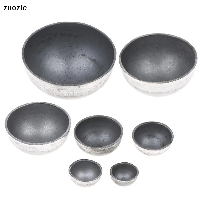 exquisite2Pcs 17-60MM 1.5MM Thickness Iron Domes For Hollow Iron Cap Ball Hemispheres Welding Decor Lighting/Fence/Art Crafts