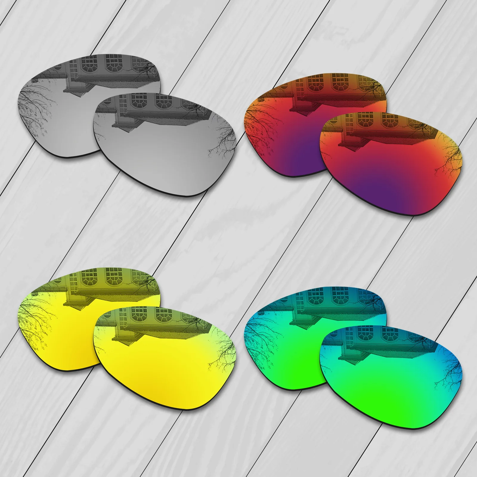 

ELuxonsight Polarized Enhanced Replacement Lenses for Oakley Warden Sunglasses - Varieties Colors