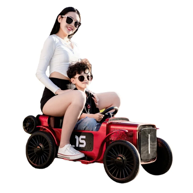 

Xl Electric Car Can Sit Adult Parent-Child Remote Control Toy Car Four-Wheel Baby