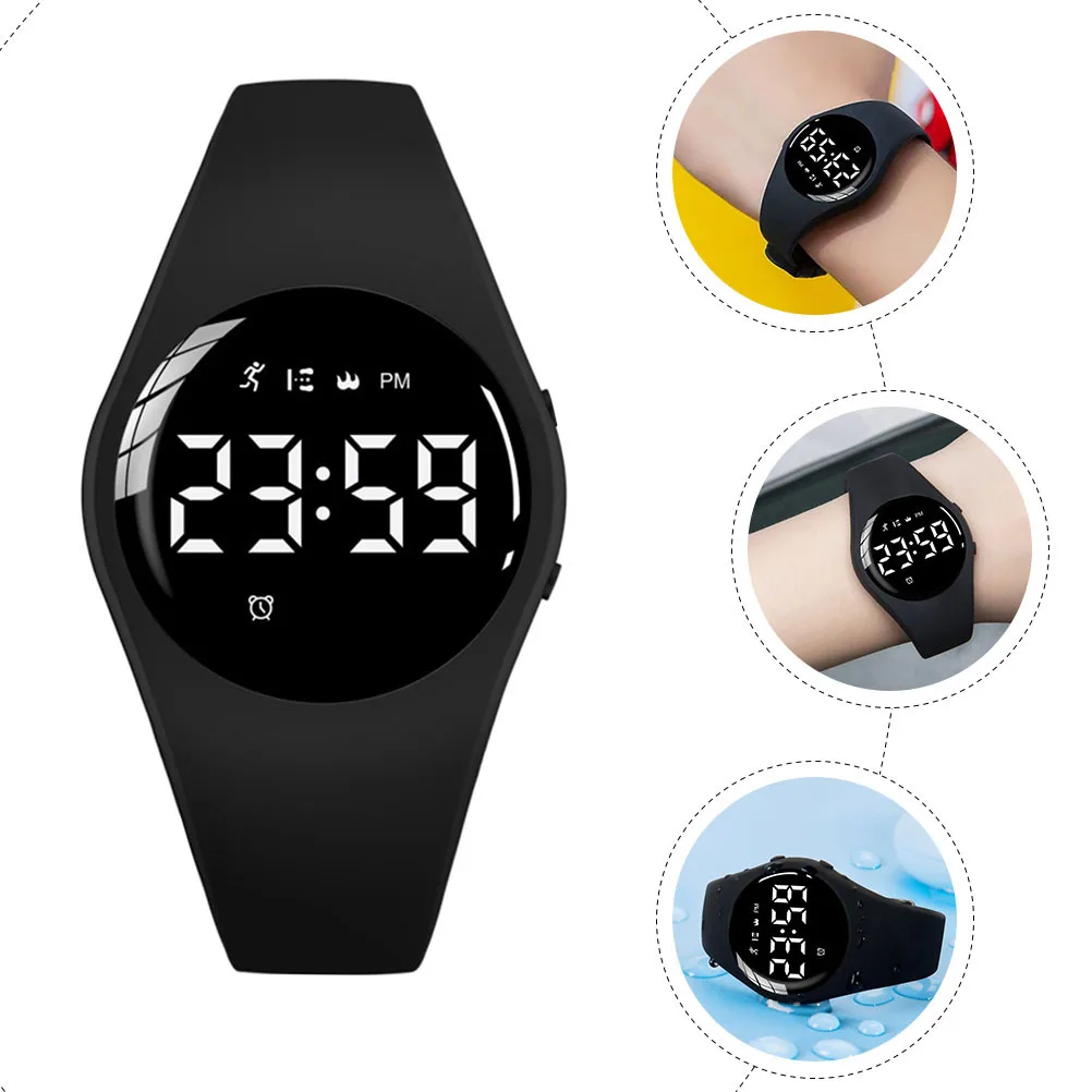 Kids Smartwatch Waterproof Plastic Sports Wrist Watch High-Definition Screen Vibrating Clock Function for Children Students