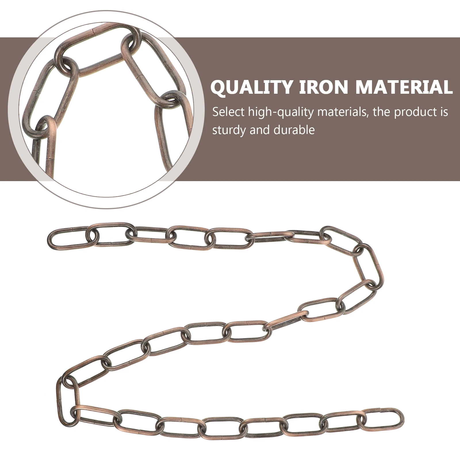 

Accessories Chain Lamp Chandelier Decorative for Hanging Lamps Wrought Iron Lighting Fixture