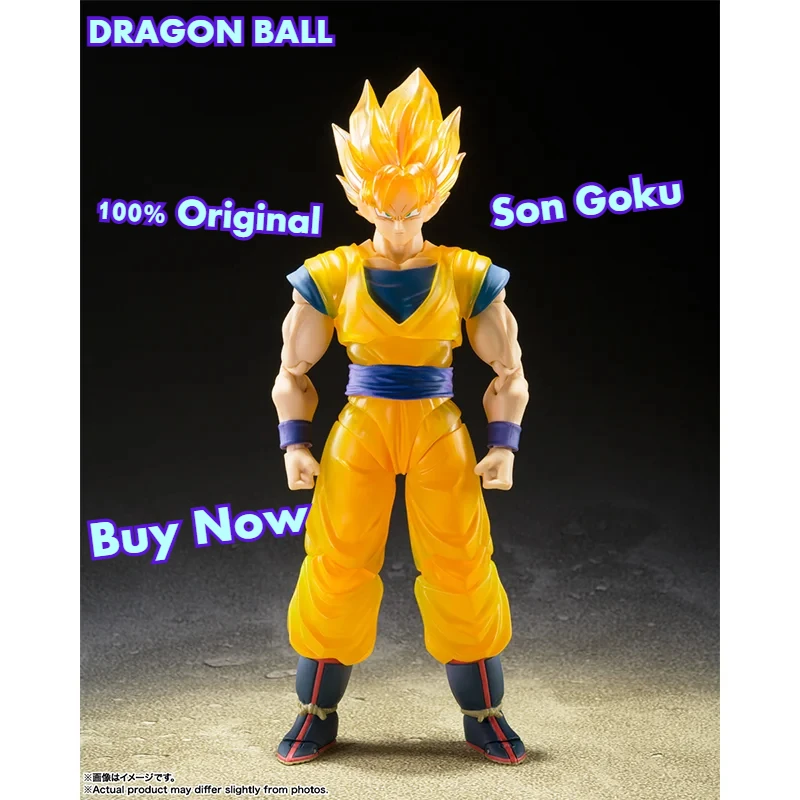

Original Dragon Ball Anime Figure S.H.Figuarts Super Saiyan Goku Z Warriors Z Action Figure in Stock Collectible Model Toys Gift