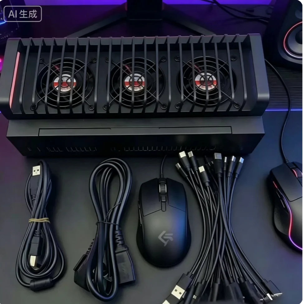20-Port high-power HUB splitter Mobile phone screen projection Farm box Chassis Mobile phone farm