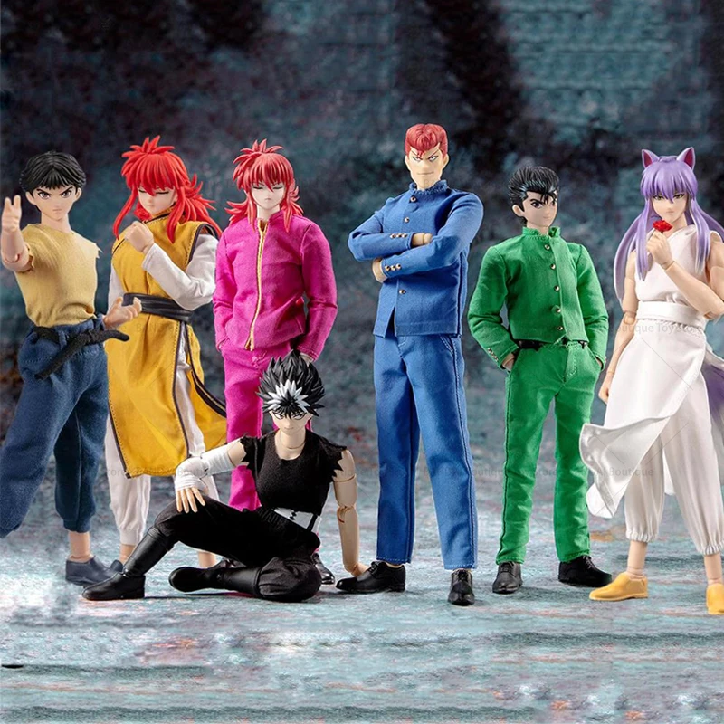 

Dasin/Great Toys/GT YuYu Hakusho Urameshi Yuusuke Yoko Kurama Jaganshi Hiei SHF 1/12 16cm/6 inch PVC Action Figure In Stock