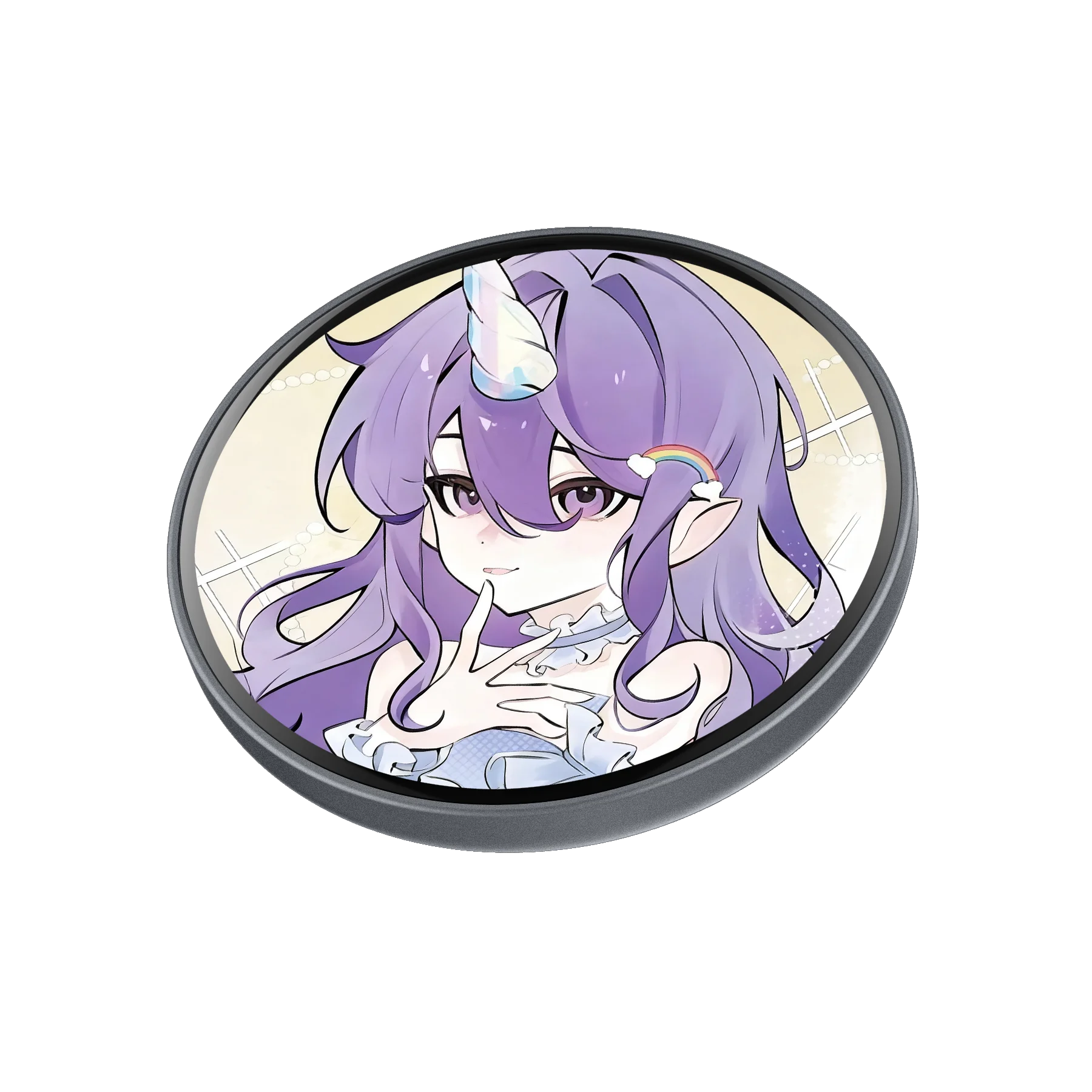 

New Year gift for anime lovers Anime animation electronic picture frame DIY badge color screen belongs to your uniqueness