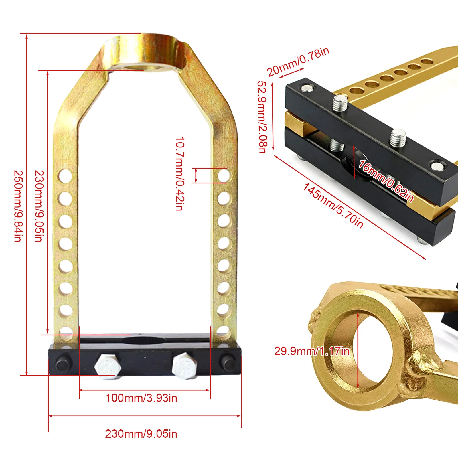 9 Holes Propshaft Separator Car CV Joint Puller Assembly Removal Tool Universal Transmission Shaft Splitter Disassembling