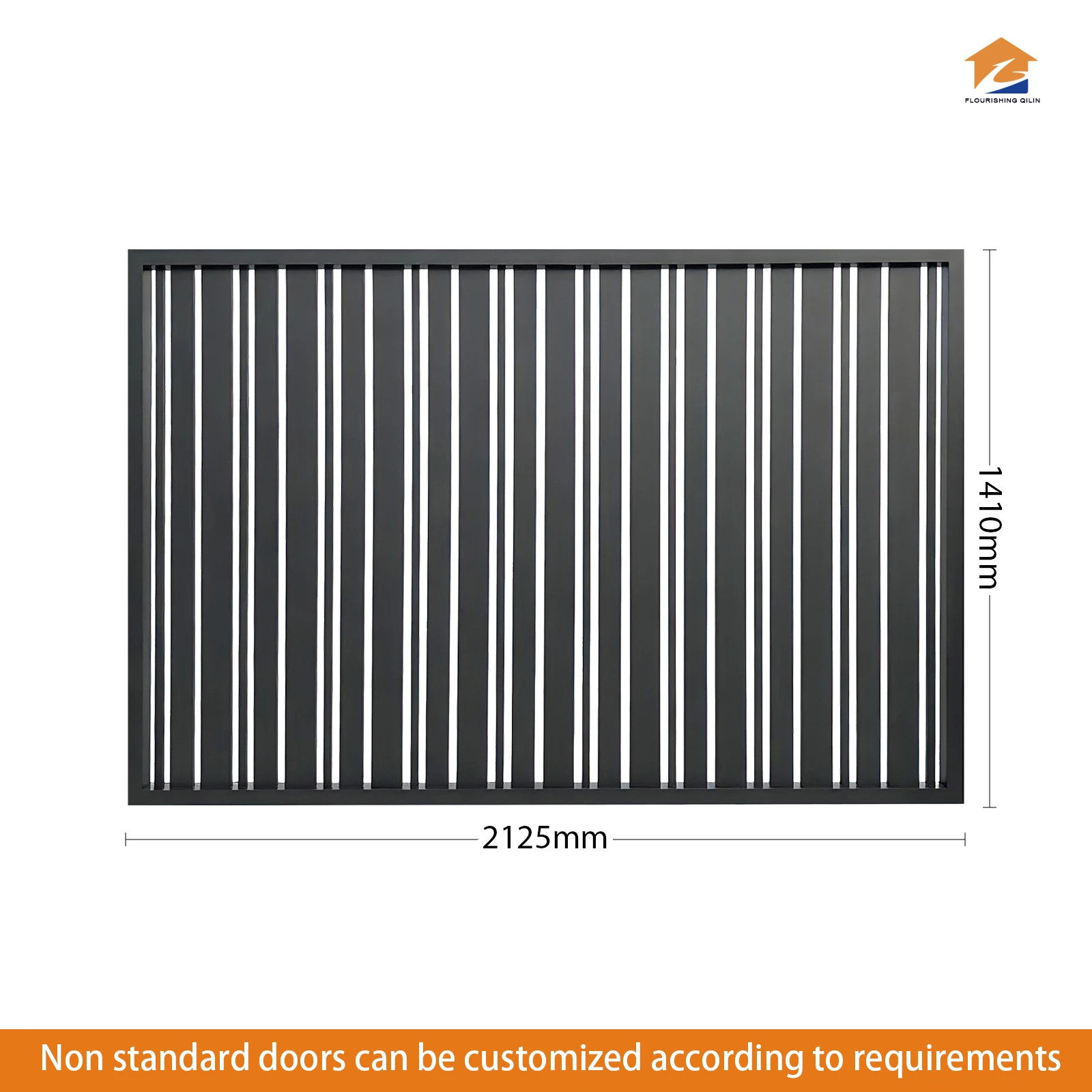 맞춤형 합금 브러시 마감 야외 난간, 빌라 계단 발코니/테라스 난간, 현대적 디자인, 견고함