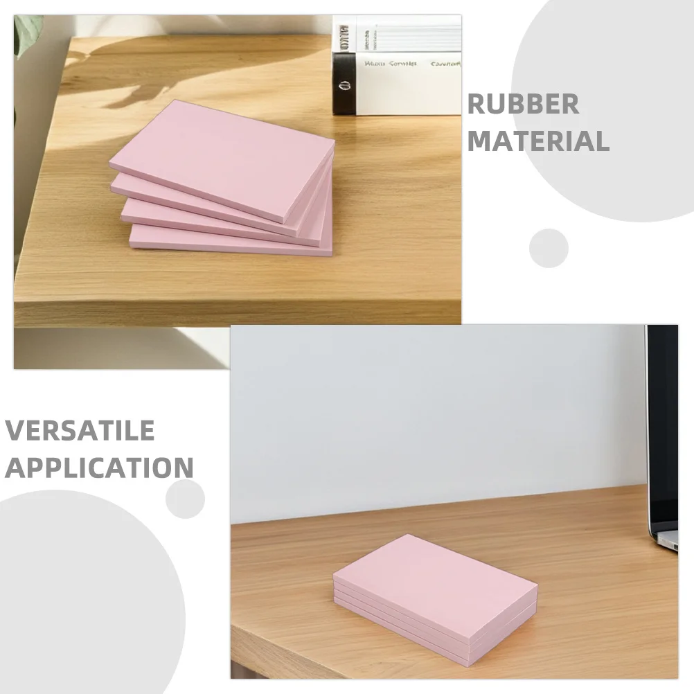 4 قطعة كتل لينوت مطاطية متينة عالية الدقة لمشاريع فنية حرفية يدوية سهلة القطع مواد مطاطية نحت يدوية #2