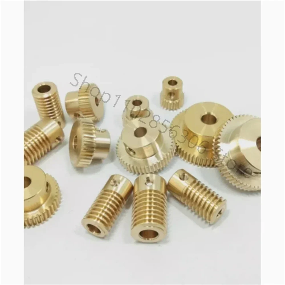 1set 0.5 Precision 45 Degree Left-hand Helical Gear 90 Degree Interleaved Angle Reducer Gear Interleaved Helical Gear Set DIY 20