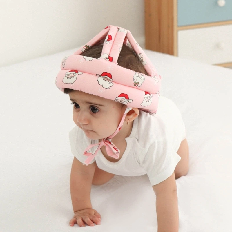 Baby Safety Cap Toddler Walking Safety Hat Baby Anti-Impact Helmet Cotton Cap Protects Babies from Accidental Fall