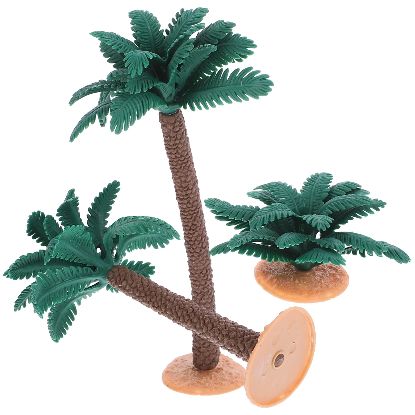3 Árboles en miniatura de modelo de simulación Paisaje en miniatura Modelo de planta verde Decoración de escena Accesorios para oficina y hogar Escenografía