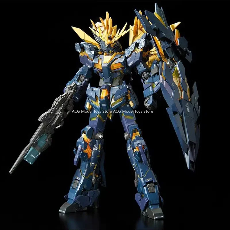 Bandai Rg Unicorn Gundam 02 Banshee Norn 1/144 14Cm Anime Origineel Actiefiguurmodel Assembleren Speelgoed Geschenkcollectie