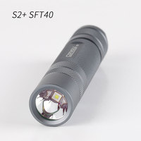 Convoy S2+ with luminus SFT40 copper DTP board and ar-coated inside Temperature protection 18650 flashlight torch light