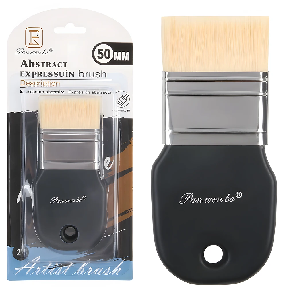 

Nylon Paint Brush for Acrylic Oil Drawing Watercolor Wooden Painting Brush Tools Art Supplies Cleaning Brush Tools