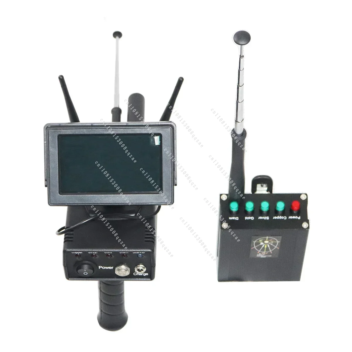 Underground Gold Metal Detector Remote Gold, Silver, Copper, 3D Screen  and Gemstone Detector