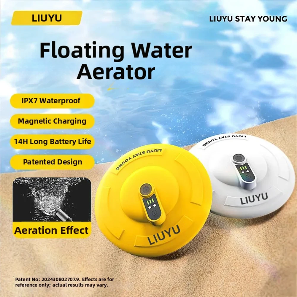 

Плавающий кислородный насос для живой наживки, перезаряжаемый, для длительной работы, для транспортировки рыбы на большие расстояния