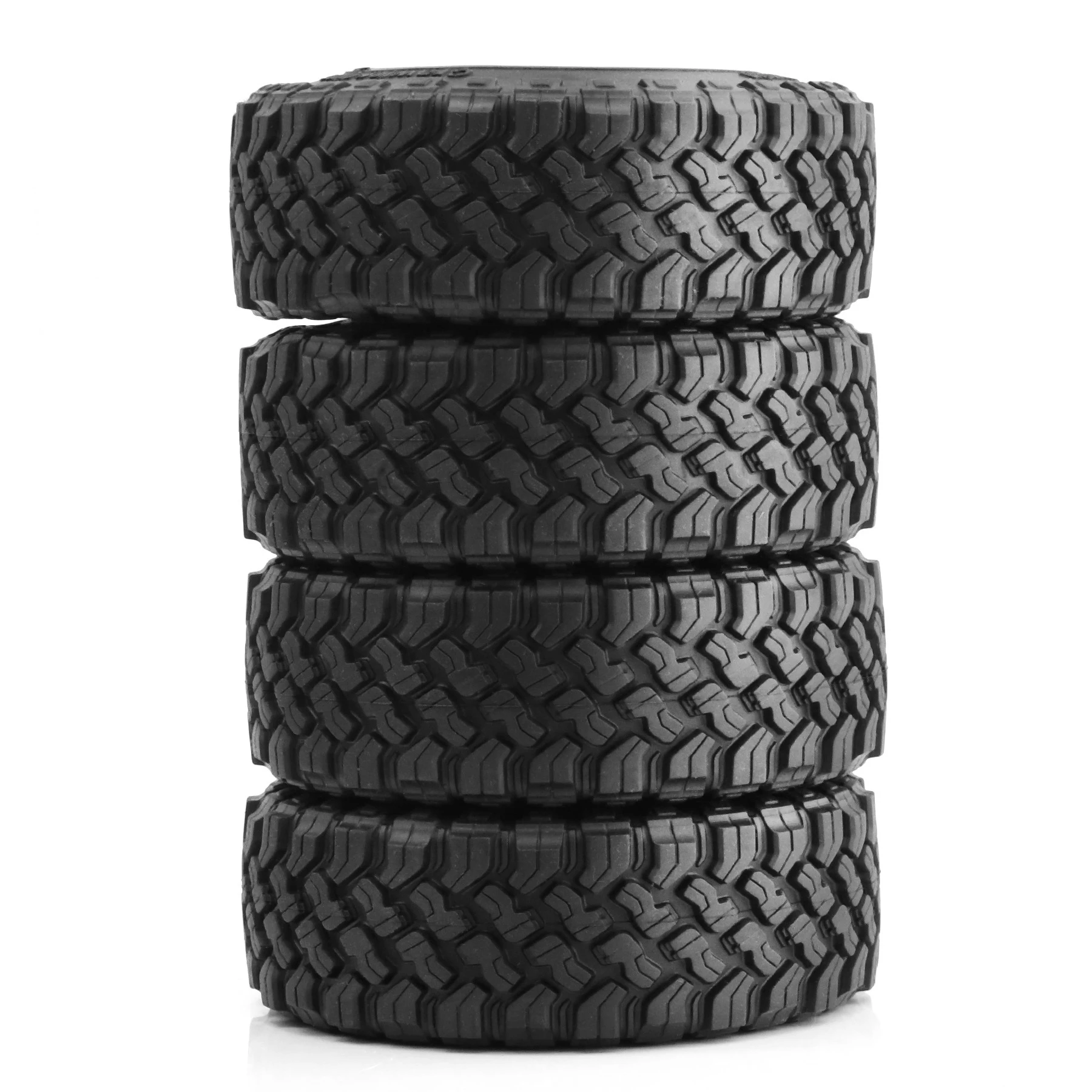 

4pcs 1.9 inch climbing tires 115mm * 42mm simulated climbing tires suitable for rock climbing vehicles TRX4 TRX6 SCX10 90046 D90