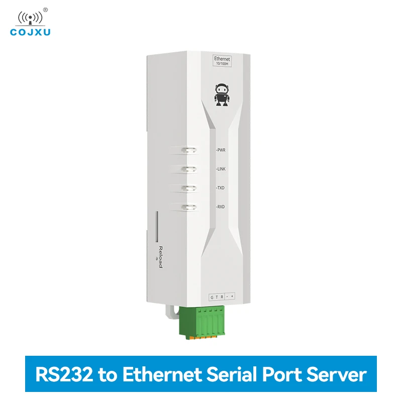 

RS232 to Ethernet Serial Server Ultra Small Volume MQTT 2 Way Socket Link DC 8-28V COJXU NE2-D12 ModBus Gateway TCP/IP to RTU