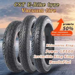 CST 14X2.125 14X2.50 14X2.75 16X3.0 Tyre 16inch Electric Bicycle Tubeless Tire For E-BIKE Thicken wear resistant vacuum tire