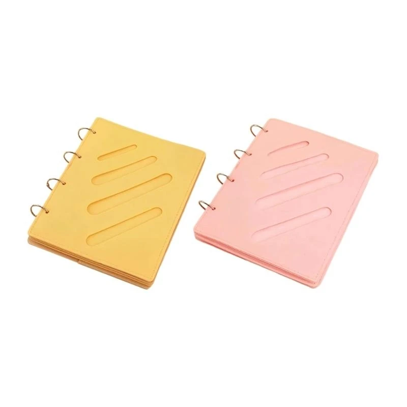 Felt Hair Clip Collection Book Storage Travel Organizers Hair Accessory Storage Book Felt Texture Perfect for Toddlers 15UB
