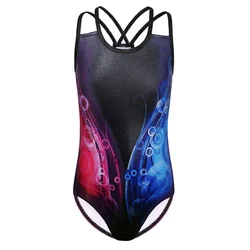 Toddler Girls Ballet Leotards Gymnastics Outfit Dance Wear Kids Bodysuit Practice Costume Sleeveless Performance Clothes