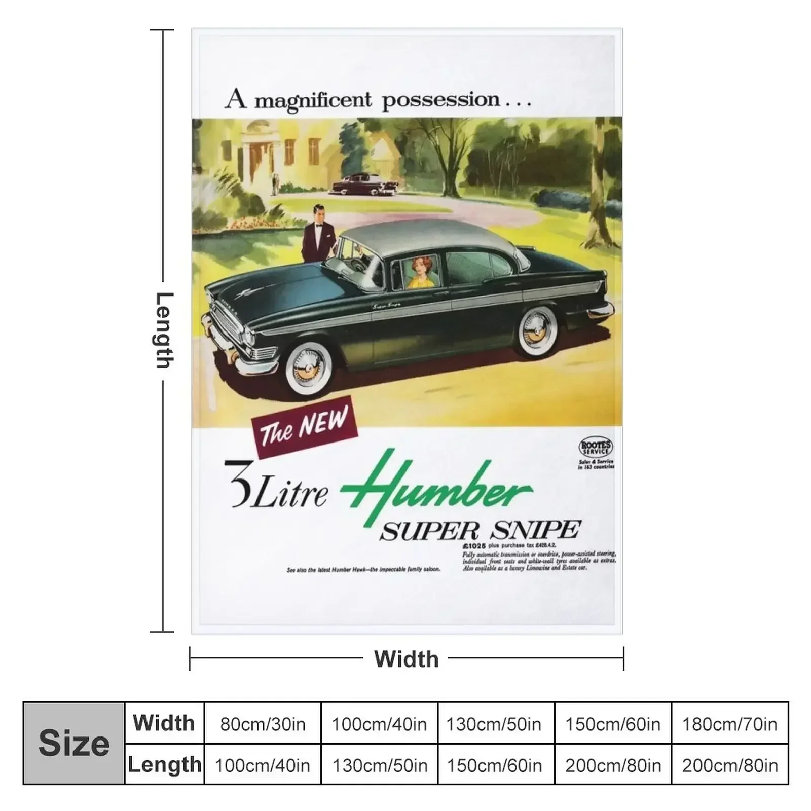 New HUMBER SUPER SNIPE Throw Blanket Hair halloween Thin Blankets