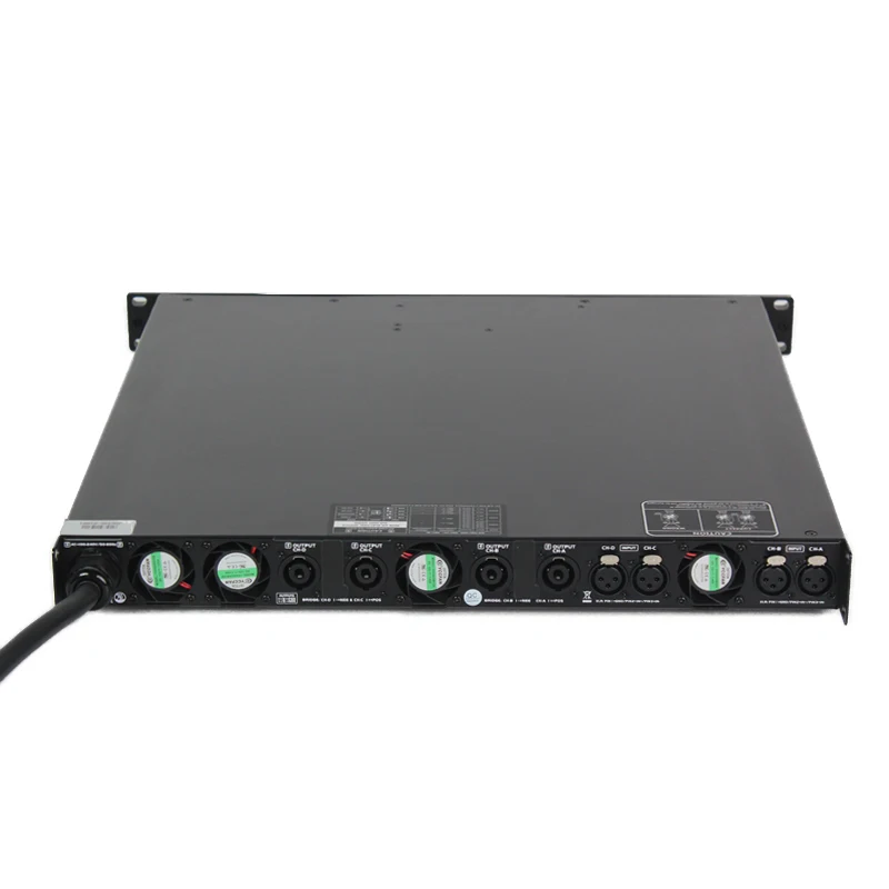 D4-2000 DSP 4CH 2000W @8ohms digital professional audio class d amplifier