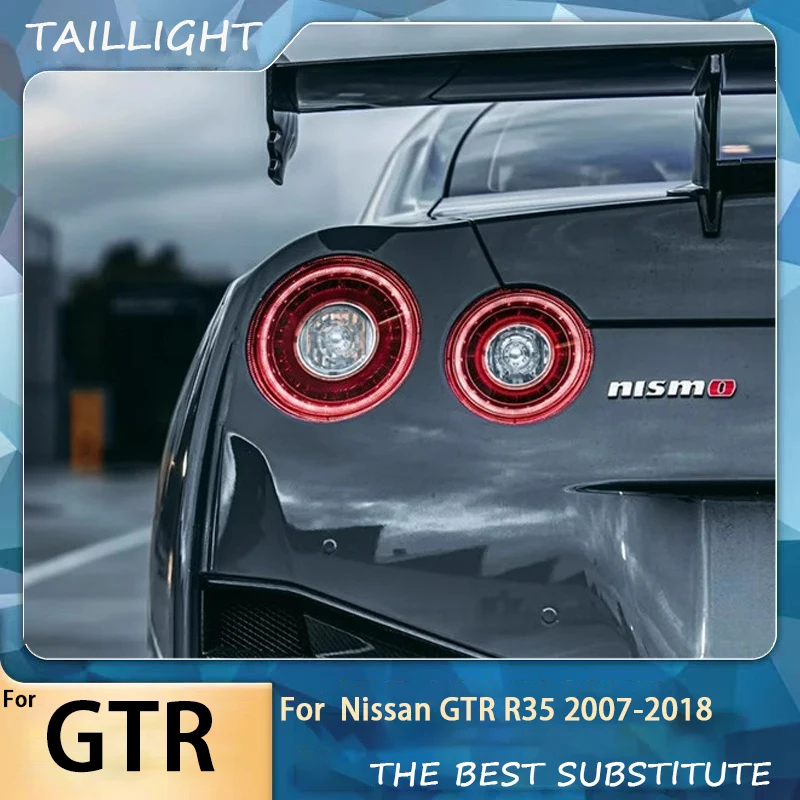 Car Tail Light For Nissan R35 GTR  GT-R 2007 2008 2009 2010 2011-2023 Rear Bumper Taillight GT-R Taillamp Lamp Rear Back Light