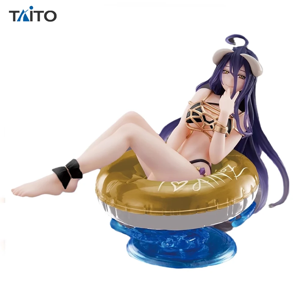 In Stock TAiTO Aqua Float Girls Overlord IV Albedo (Renewal Edition) 10 cm Nice Look Anime Action Figure Collectible Model Toys