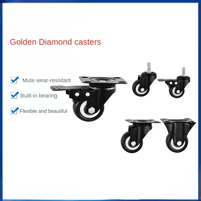 Heavy Furinture Moving Wheel Household Large Furniture Lifter for Table Sofa Moving 1.5inch 2inch Foot Wheel Efficient Roller