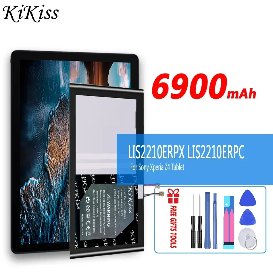 

Мощный аккумулятор KiKiss LIS2210ERPX LIS2210ERPC 6900 мАч для Sony Xperia Z4 SGP712 SGP771 1291-0052