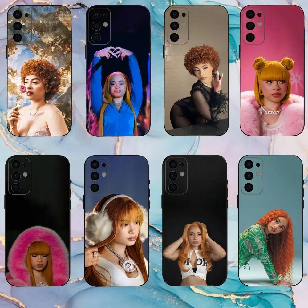 

Rapper I-Ice Spice Phone Case For Samsung S25,S24,S21,S22,S23,S30,Ultra,S20,Plus,Fe,Lite,Note,10,9,5G Black Cover
