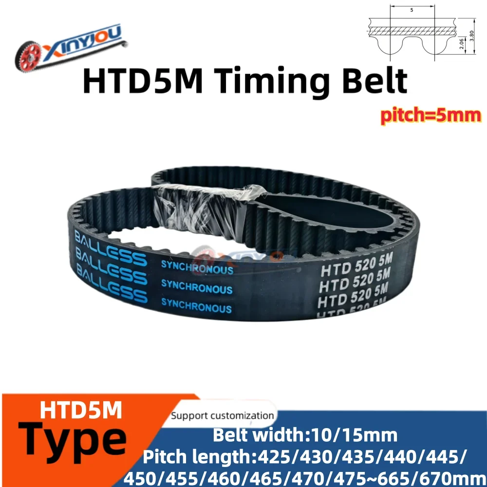 HTD5M Rubber Timing…