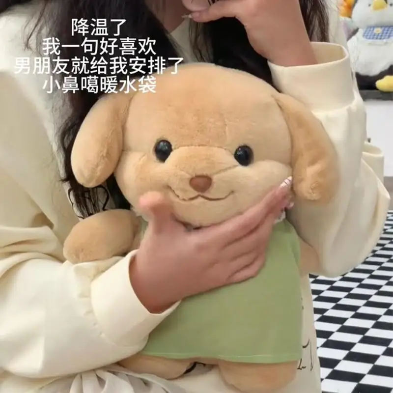 Kawaii Sylvanian Role Poodle Winter Oversized Plush Hot Water Bottle Cartoon Winter Household Water Injection Hand Warmer Gifts