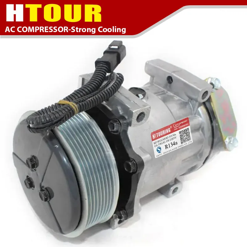 Sanden 8203 AC A/C Compressor for JCB Telescopic handler TM Series 1168203 32008562 12V